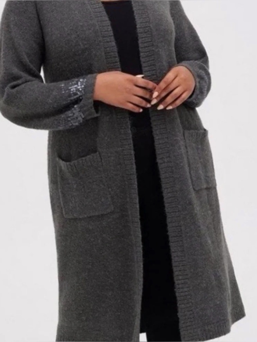 Torrid duster cardigan sweater with pockets
